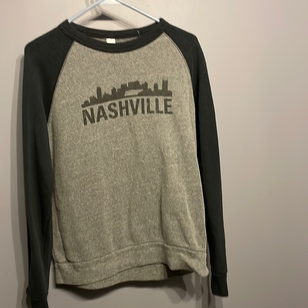 Nashville black and grey sweatshirt